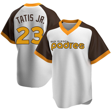 Fernando Tatis Jr. San Diego Padres Youth Navy Backer Long Sleeve T-Shirt 