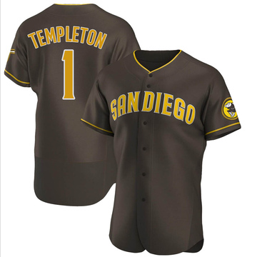 Garry Templeton Signed SGA Retro XL SAN DIEGO PADRES HOF Inscribed Jersey  JSA