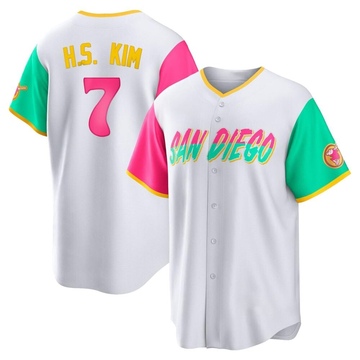 Ha-Seong Kim: HSK Shirt, San Diego - MLBPA Licensed - BreakingT