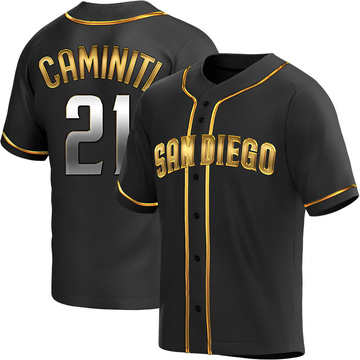 Ken Caminiti San Diego Padres 1998 World Series Home White Jersey  Men's (S-3XL)