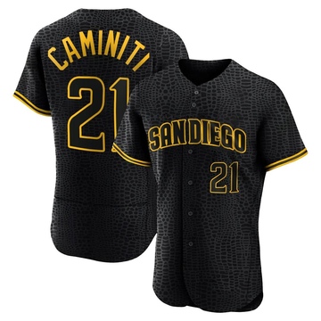 Ken Caminiti San Diego Padres 1998 World Series Home White Jersey  Men's (S-3XL)