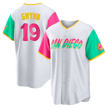 Tony Gwynn 19 Long Beach Polytechnic High School Jackrabbits Green Baseball  Jersey 1 — BORIZ