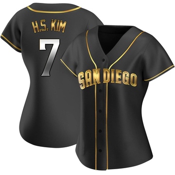 Padres 7 Ha Seong Kim White Nike 2022 City Connect Cool Base Jerseys