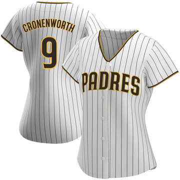 Nike Men's San Diego Padres Jake Cronenworth Number 9 Cool Base Jersey - White - XL (extra Large)