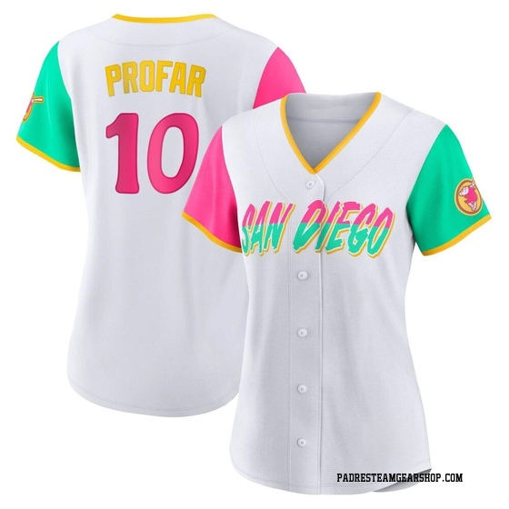 Youth San Diego Padres Jurickson Profar 10 White Jersey 2022-23 City  Connect Shirt - Dingeas